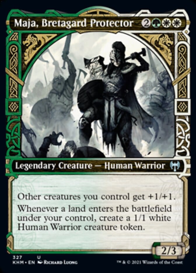 Maja, Bretagard Protector (Showcase) [Kaldheim] MTG Single Magic: The Gathering  | Multizone: Comics And Games