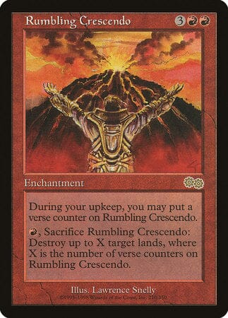 Rumbling Crescendo [Urza's Saga] MTG Single Magic: The Gathering  | Multizone: Comics And Games