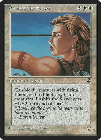 Rashka the Slayer [Homelands] MTG Single Magic: The Gathering  | Multizone: Comics And Games