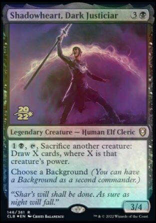 Shadowheart, Dark Justiciar [Commander Legends: Battle for Baldur's Gate Prerelease Promos] MTG Single Magic: The Gathering  | Multizone: Comics And Games