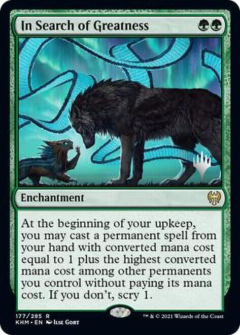 In Search of Greatness [Kaldheim Promo Pack] MTG Single Magic: The Gathering  | Multizone: Comics And Games