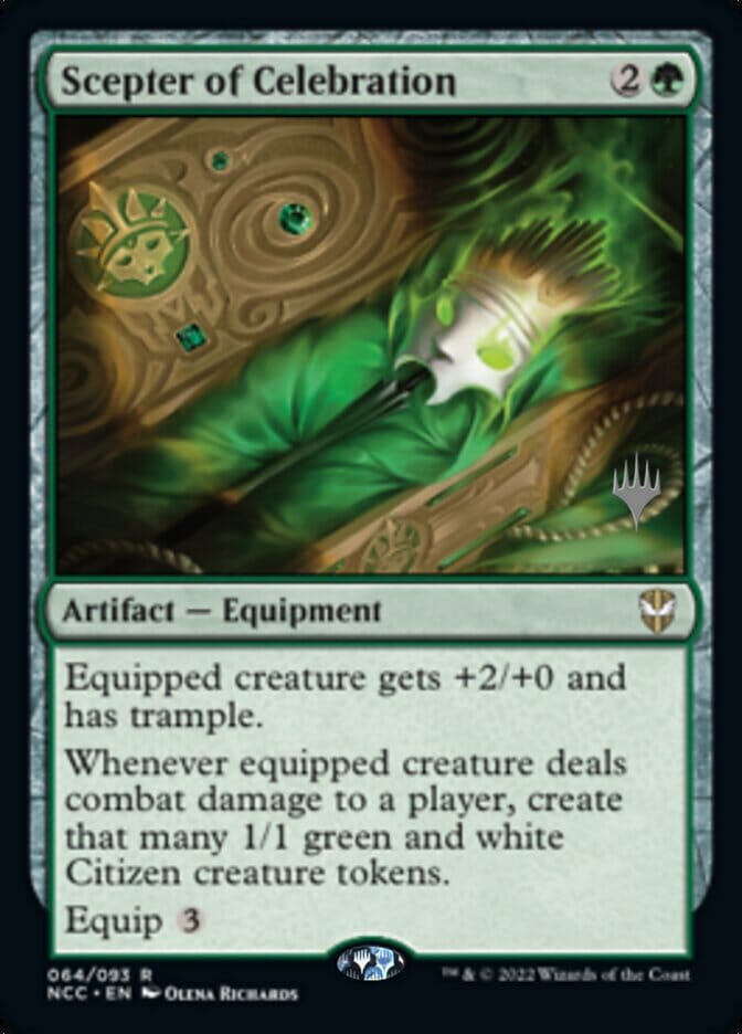 Scepter of Celebration (Promo Pack) [Streets of New Capenna Commander Promos] MTG Single Magic: The Gathering  | Multizone: Comics And Games