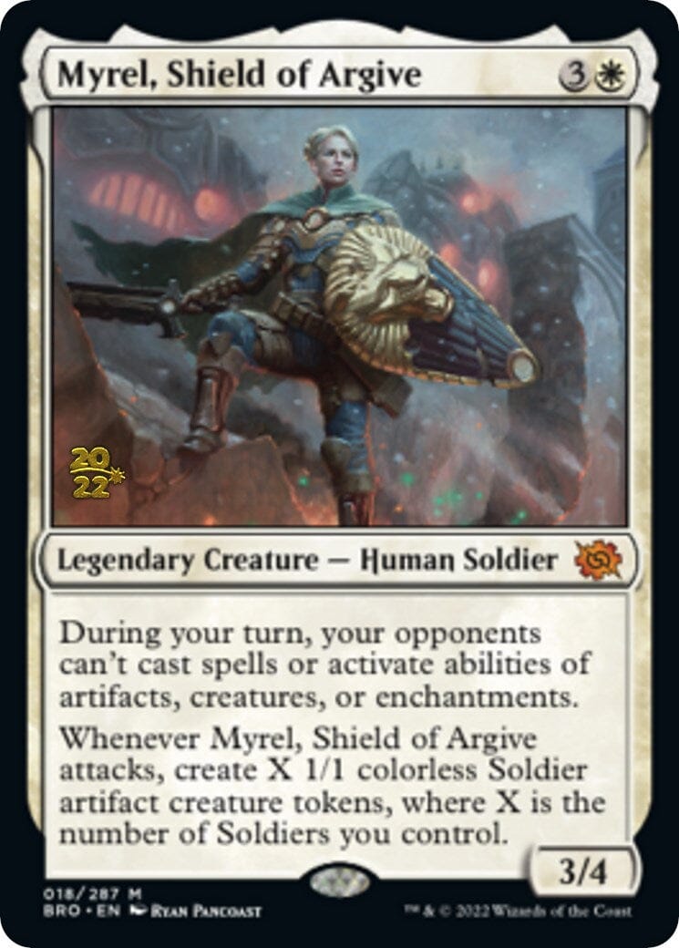 Myrel, Shield of Argive [The Brothers' War: Prerelease Promos] MTG Single Magic: The Gathering  | Multizone: Comics And Games