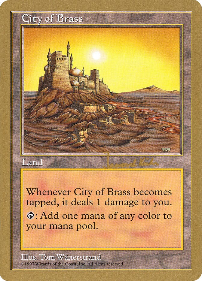 City of Brass (Janosch Kuhn) [World Championship Decks 1997] MTG Single Magic: The Gathering  | Multizone: Comics And Games