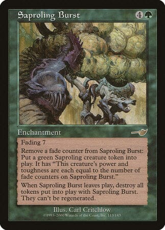 Saproling Burst [Nemesis] MTG Single Magic: The Gathering  | Multizone: Comics And Games