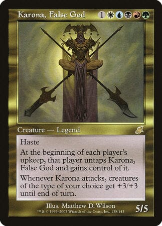 Karona, False God [Scourge] MTG Single Magic: The Gathering  | Multizone: Comics And Games