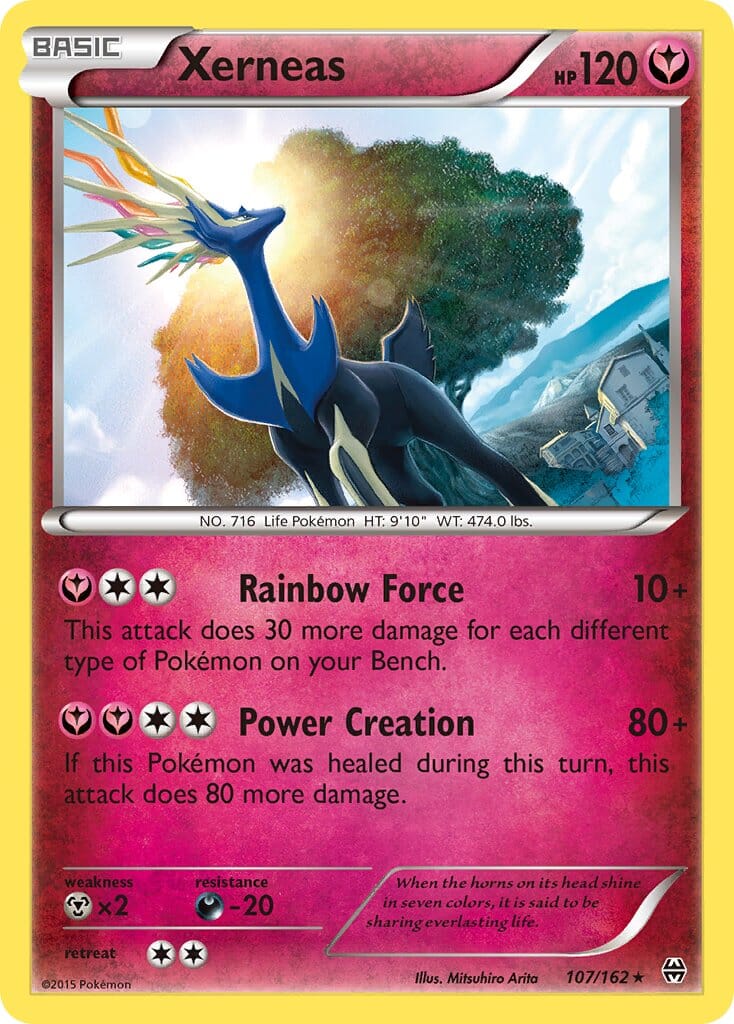 Xerneas (107/162) (Cosmos Holo) (Blister Exclusive) [XY: BREAKthrough] Pokemon Single Pokémon  | Multizone: Comics And Games