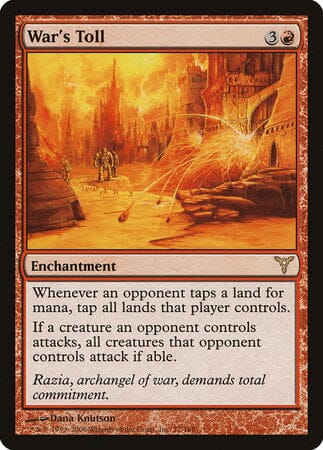 War's Toll [Dissension] MTG Single Magic: The Gathering  | Multizone: Comics And Games
