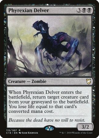 Phyrexian Delver [Commander 2018] MTG Single Magic: The Gathering  | Multizone: Comics And Games