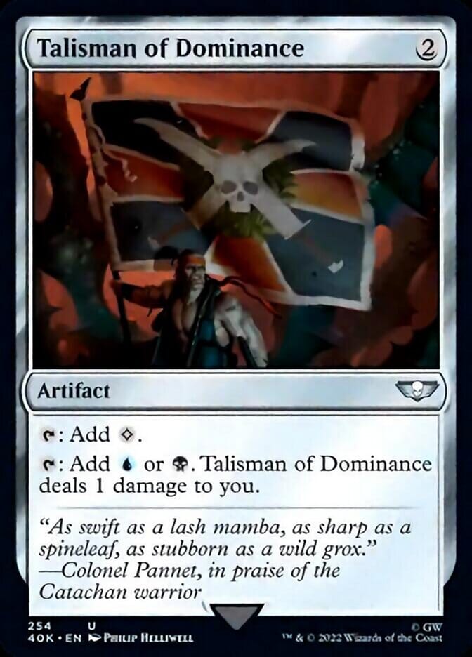 Talisman of Dominance (254) [Universes Beyond: Warhammer 40,000] MTG Single Magic: The Gathering  | Multizone: Comics And Games