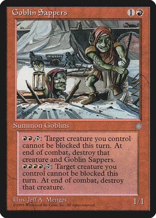 Goblin Sappers [Ice Age] MTG Single Magic: The Gathering  | Multizone: Comics And Games