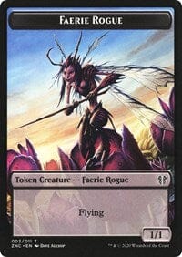 Faerie Rogue // Rat Double-sided Token [Commander: Zendikar Rising Tokens] MTG Single Magic: The Gathering  | Multizone: Comics And Games