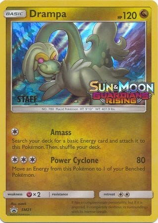 Drampa (SM21) (Staff Prerelease Promo) [Sun & Moon: Black Star Promos] Pokemon Single Pokémon  | Multizone: Comics And Games