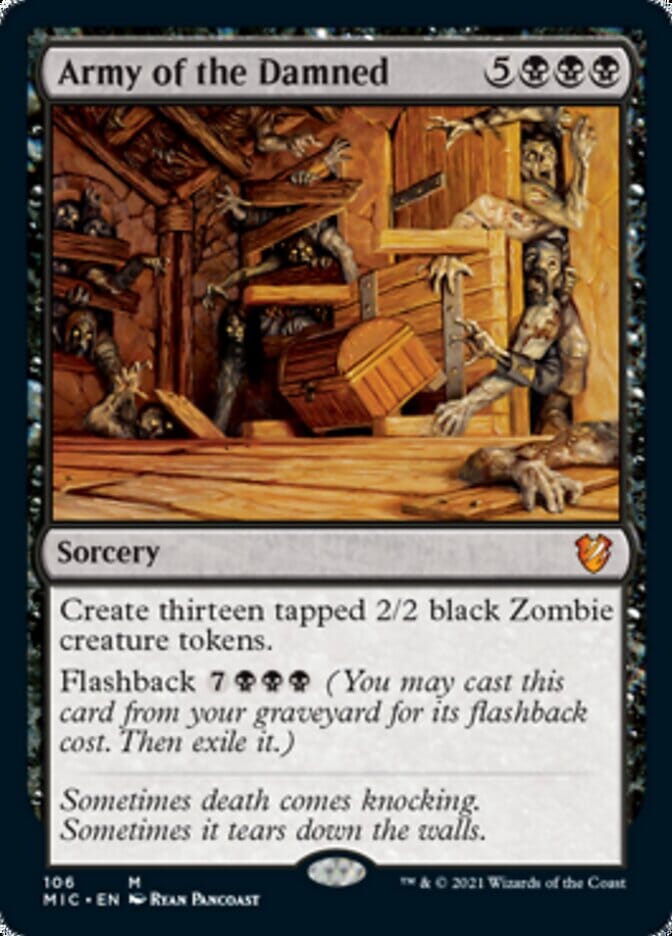 Army of the Damned [Innistrad: Midnight Hunt Commander] MTG Single Magic: The Gathering  | Multizone: Comics And Games