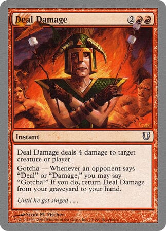 Deal Damage [Unhinged] MTG Single Magic: The Gathering  | Multizone: Comics And Games