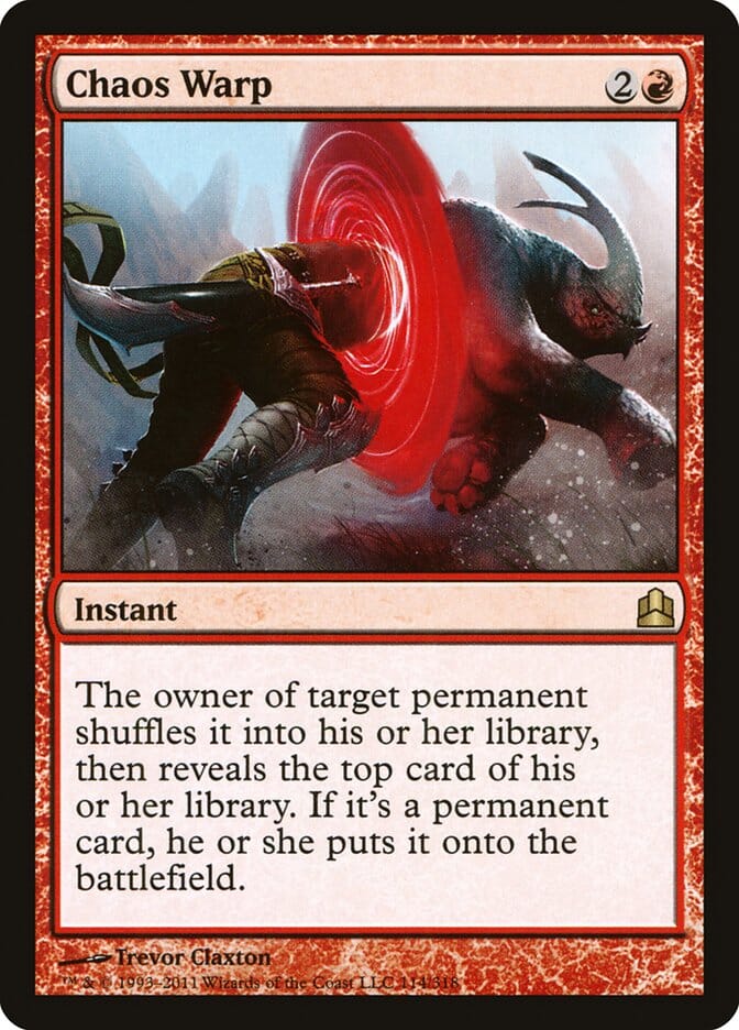 Chaos Warp [Commander 2011] MTG Single Magic: The Gathering  | Multizone: Comics And Games