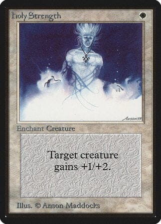 Holy Strength [Limited Edition Beta] MTG Single Magic: The Gathering  | Multizone: Comics And Games