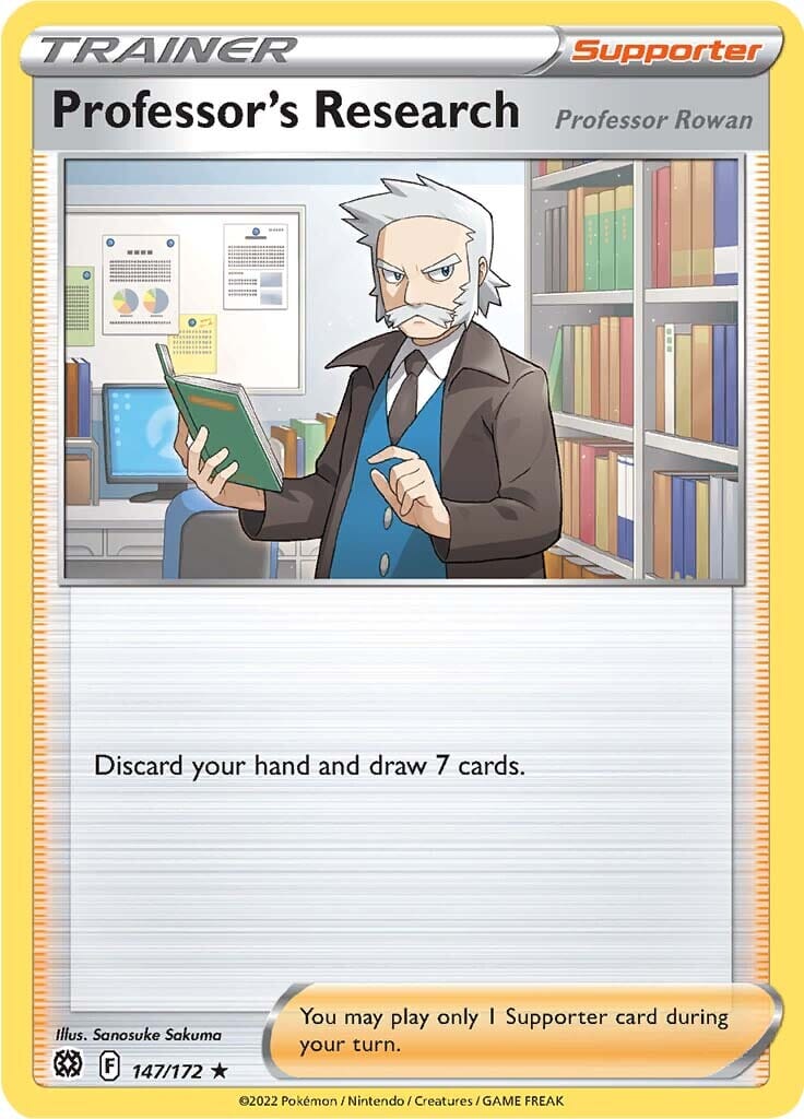 Professor's Research (147/172) (Theme Deck Exclusive) [Sword & Shield: Brilliant Stars] Pokemon Single Pokémon  | Multizone: Comics And Games