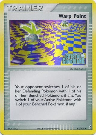Warp Point (84/100) (Stamped) [EX: Crystal Guardians] Pokemon Single Pokémon  | Multizone: Comics And Games