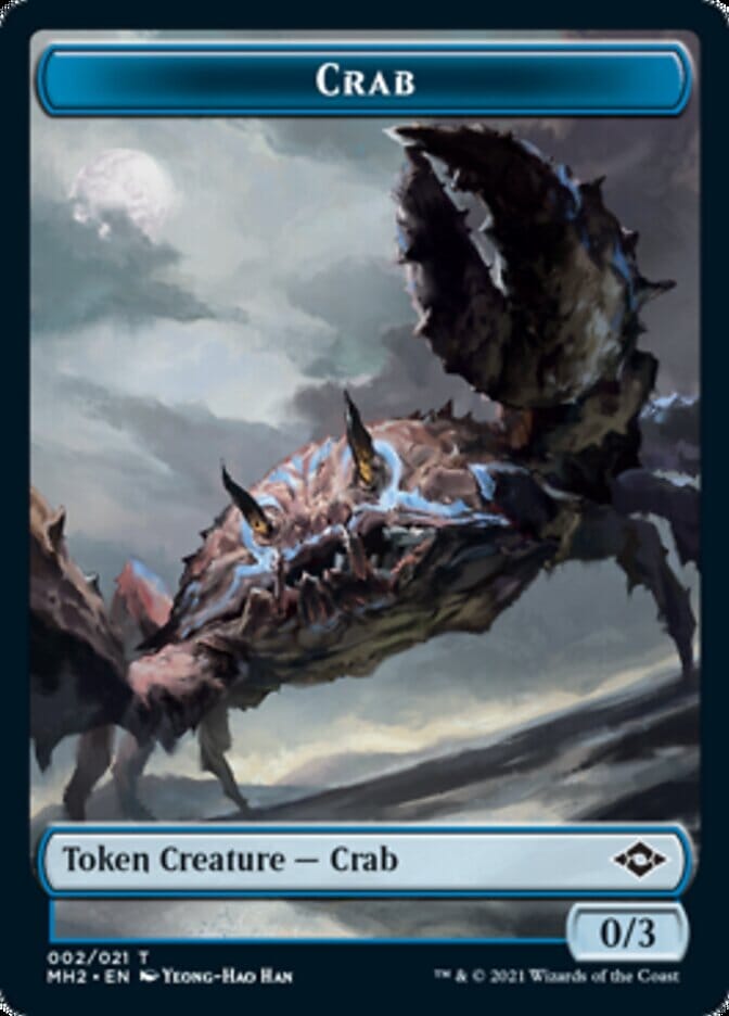 Crab Token [Modern Horizons 2 Tokens] MTG Single Magic: The Gathering  | Multizone: Comics And Games