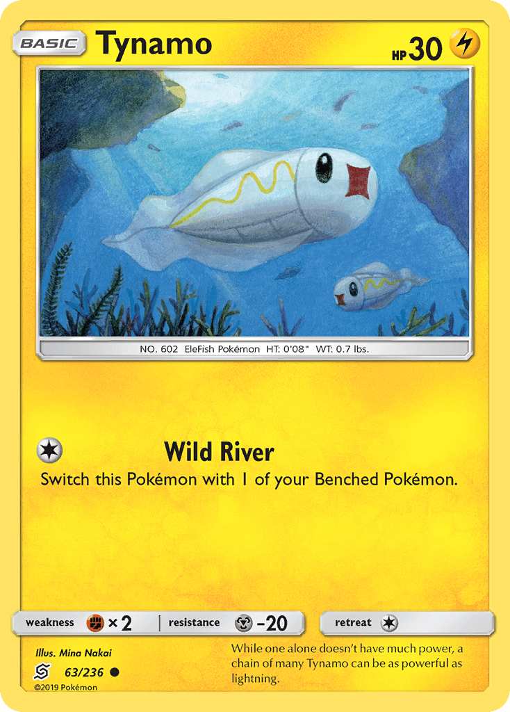Tynamo (63/236) [Sun & Moon: Unified Minds] Pokemon Single Pokémon  | Multizone: Comics And Games