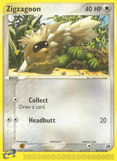 Zigzagoon (85/100) [EX: Sandstorm] Pokemon Single Pokémon  | Multizone: Comics And Games