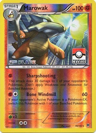 Marowak (78/162) (League Promo 2nd Place) [XY: BREAKthrough] Pokemon Single Pokémon  | Multizone: Comics And Games