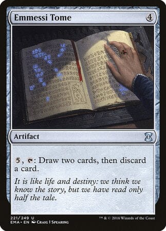 Emmessi Tome [Eternal Masters] MTG Single Magic: The Gathering  | Multizone: Comics And Games