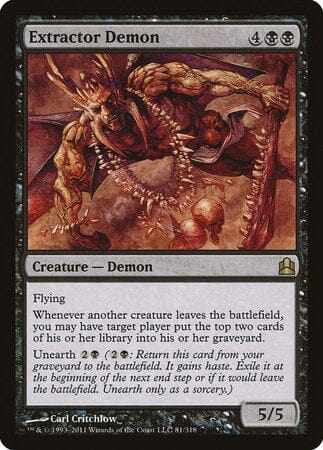 Extractor Demon [Commander 2011] MTG Single Magic: The Gathering  | Multizone: Comics And Games