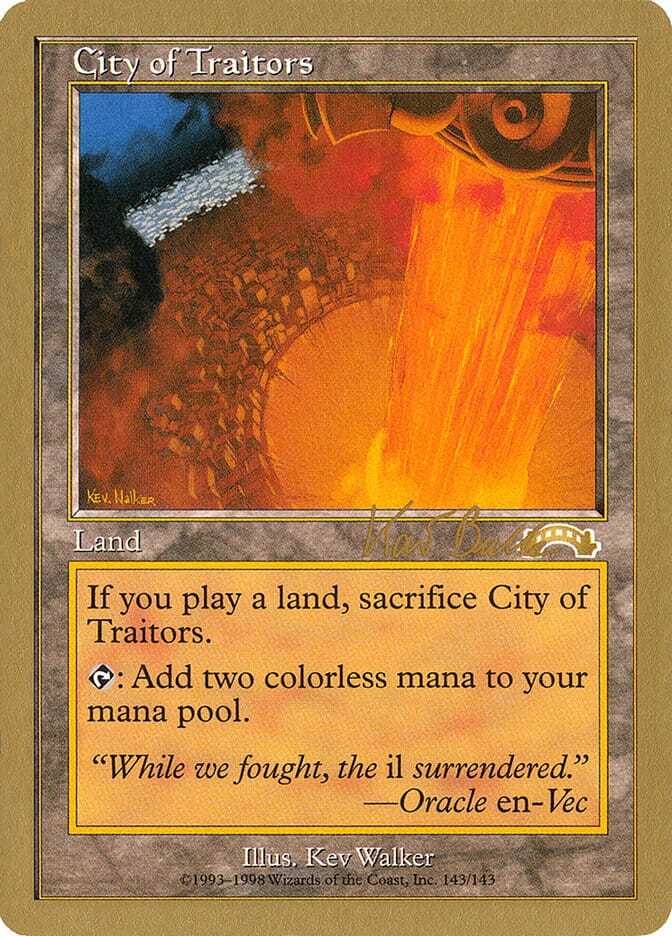 City of Traitors (Kai Budde) [World Championship Decks 1999] MTG Single Magic: The Gathering  | Multizone: Comics And Games
