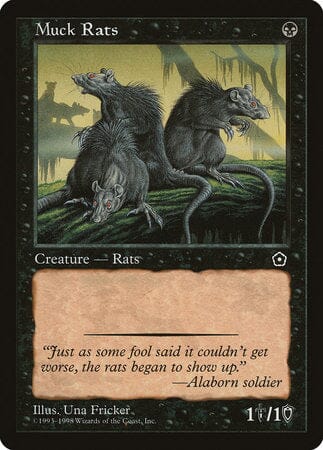 Muck Rats [Portal Second Age] MTG Single Magic: The Gathering  | Multizone: Comics And Games