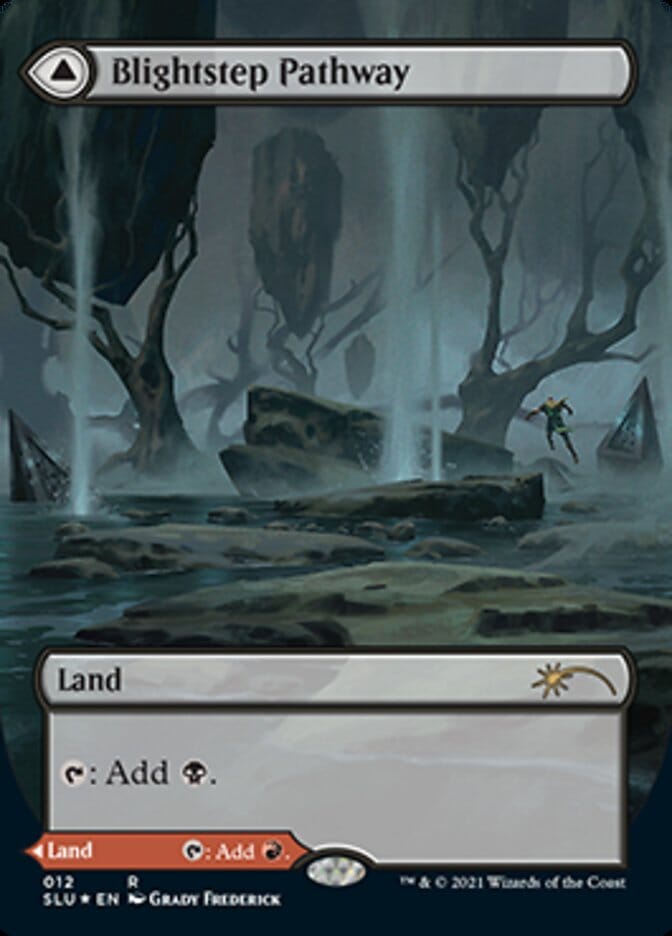 Blightstep Pathway // Searstep Pathway (Borderless) [Secret Lair: Ultimate Edition 2] MTG Single Magic: The Gathering  | Multizone: Comics And Games