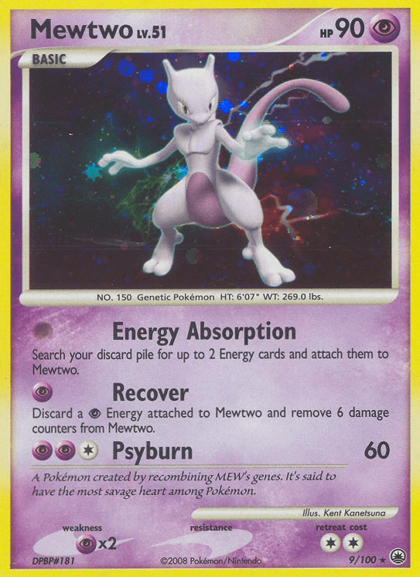 Mewtwo (9/100) [Diamond & Pearl: Majestic Dawn] Pokemon Single Pokémon  | Multizone: Comics And Games