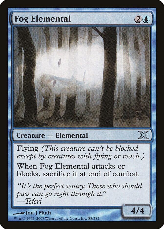 Fog Elemental [Tenth Edition] MTG Single Magic: The Gathering  | Multizone: Comics And Games