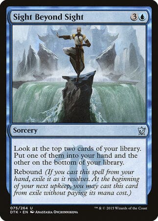 Sight Beyond Sight [Dragons of Tarkir] MTG Single Magic: The Gathering  | Multizone: Comics And Games