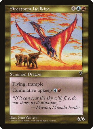 Firestorm Hellkite [Visions] MTG Single Magic: The Gathering  | Multizone: Comics And Games