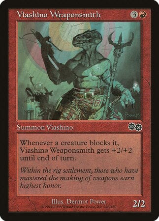 Viashino Weaponsmith [Urza's Saga] MTG Single Magic: The Gathering  | Multizone: Comics And Games