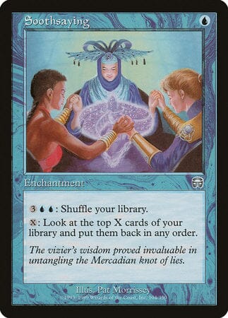 Soothsaying [Mercadian Masques] MTG Single Magic: The Gathering  | Multizone: Comics And Games