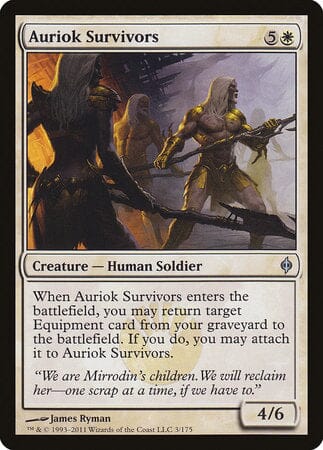 Auriok Survivors [New Phyrexia] MTG Single Magic: The Gathering  | Multizone: Comics And Games