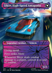 Slicer, Hired Muscle // Slicer, High-Speed Antagonist (Shattered Glass) [Universes Beyond: Transformers] MTG Single Magic: The Gathering  | Multizone: Comics And Games