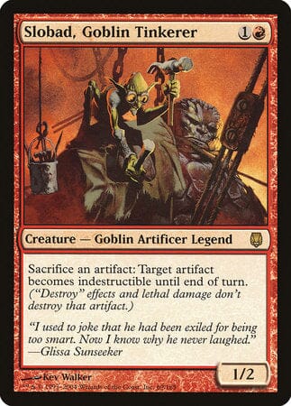 Slobad, Goblin Tinkerer [Darksteel] MTG Single Magic: The Gathering  | Multizone: Comics And Games