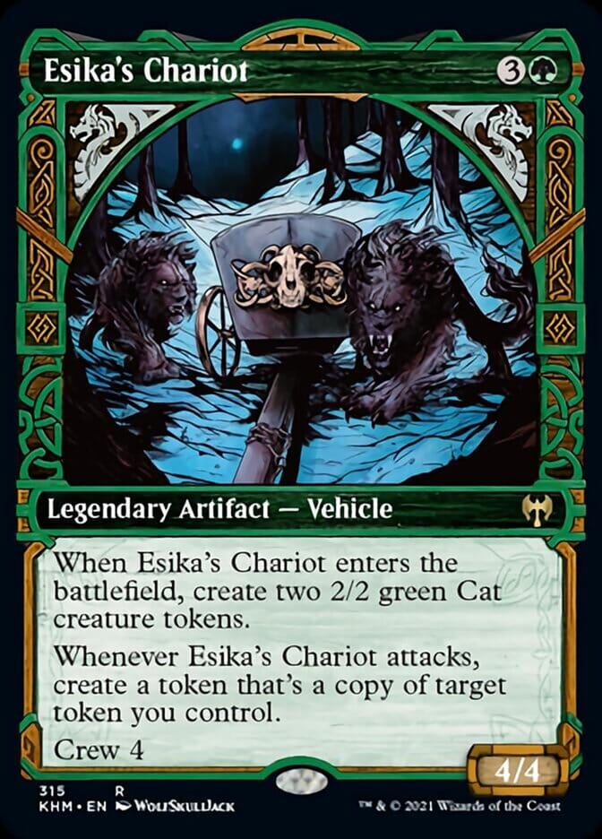 Esika's Chariot (Showcase) [Kaldheim] MTG Single Magic: The Gathering  | Multizone: Comics And Games