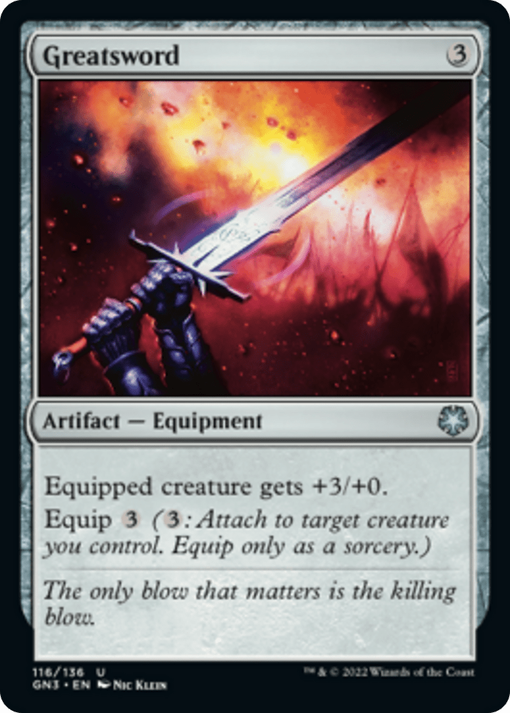 Greatsword [Game Night: Free-for-All] MTG Single Magic: The Gathering  | Multizone: Comics And Games