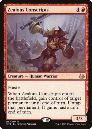 Zealous Conscripts [Modern Masters 2017] MTG Single Magic: The Gathering  | Multizone: Comics And Games