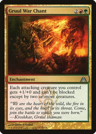 Gruul War Chant [Dragon's Maze] MTG Single Magic: The Gathering  | Multizone: Comics And Games