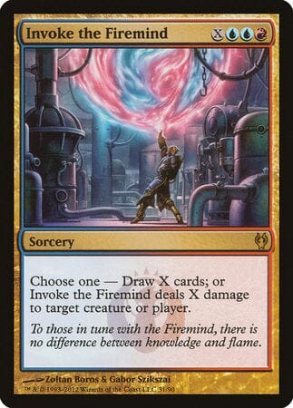 Invoke the Firemind [Duel Decks: Izzet vs. Golgari] MTG Single Magic: The Gathering  | Multizone: Comics And Games