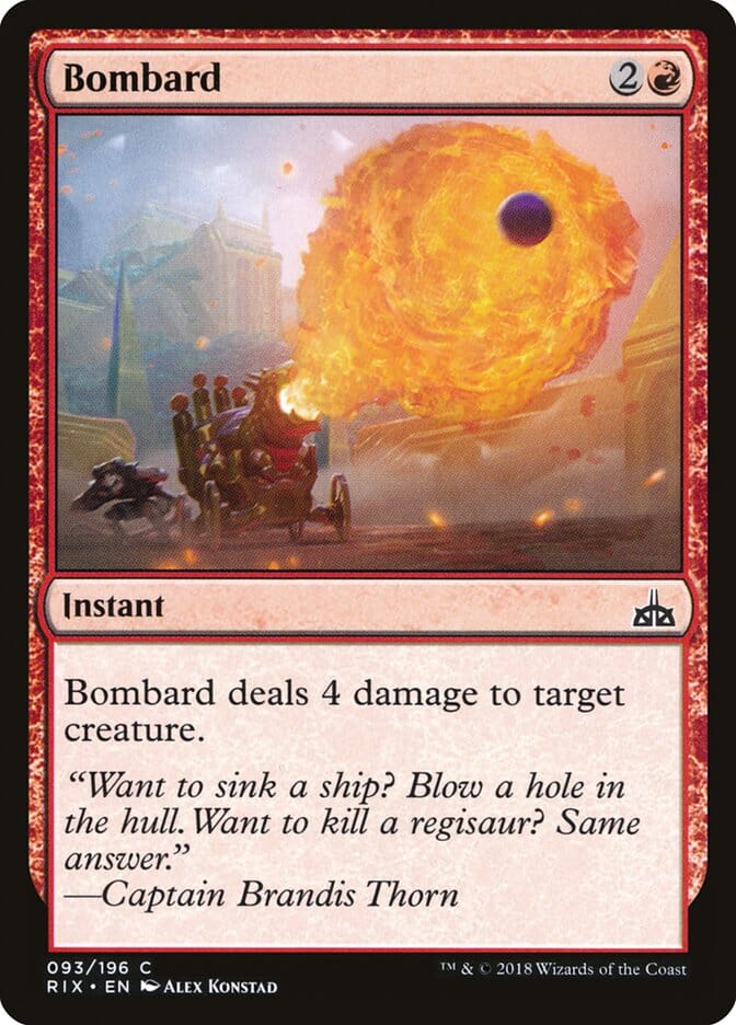 Bombard [Rivals of Ixalan] MTG Single Magic: The Gathering  | Multizone: Comics And Games