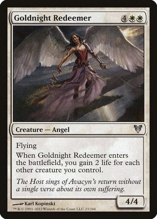Goldnight Redeemer [Avacyn Restored] MTG Single Magic: The Gathering  | Multizone: Comics And Games