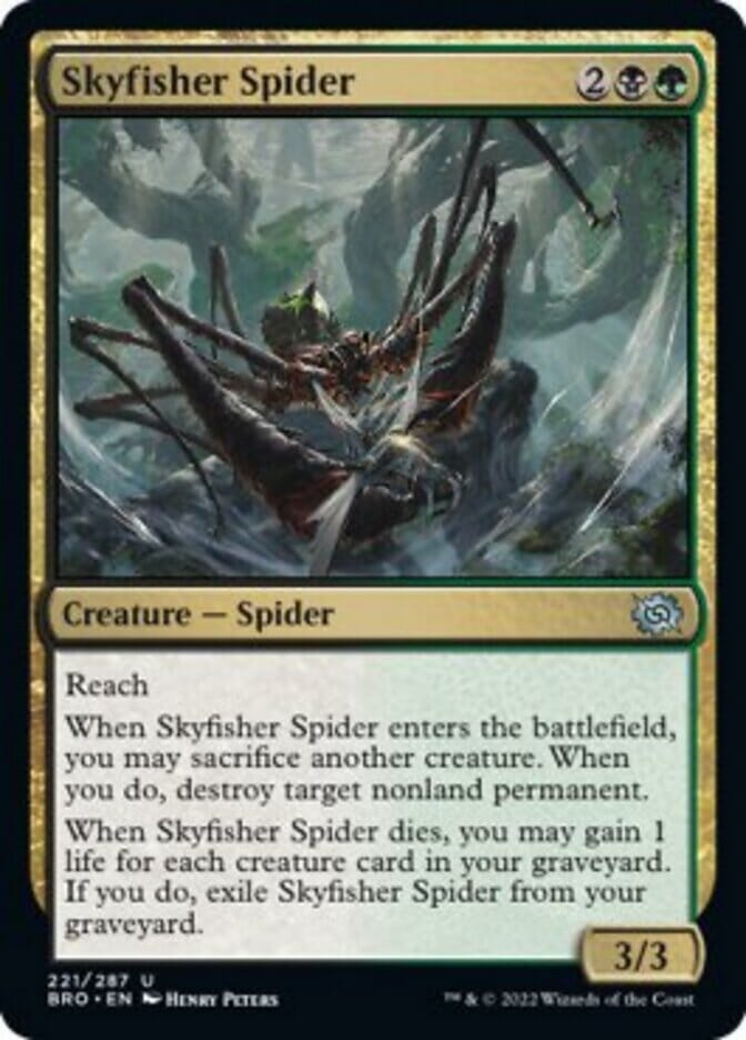 Skyfisher Spider [The Brothers' War] MTG Single Magic: The Gathering  | Multizone: Comics And Games