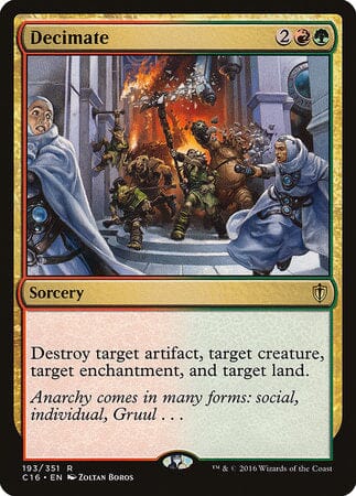Decimate [Commander 2016] MTG Single Magic: The Gathering  | Multizone: Comics And Games